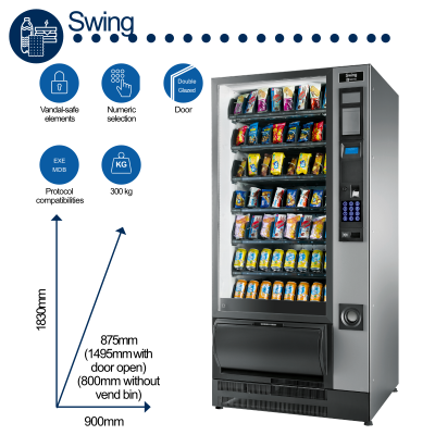 Necta SWING Snack & Cold Drink Vending Machine